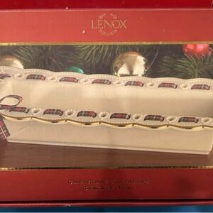 Lenox Red Christmas Giftables Tray
